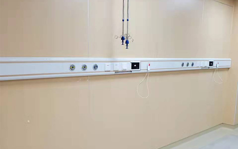 醫(yī)院病房設備帶安裝效果